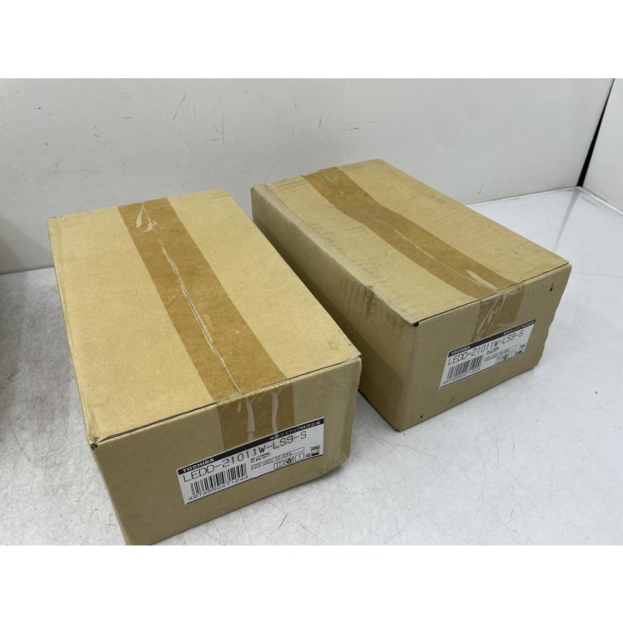 未使用 東芝ライテック LED一体型ダウンライト 5個セット 昼白色 広角タイプ 2000シリーズ LEDD-21011W-LS9-S (C5200)の画像