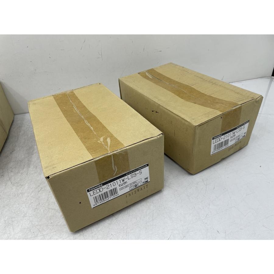 未使用 東芝ライテック LED一体型ダウンライト 5個セット 昼白色 広角タイプ 2000シリーズ LEDD-21011W-LS9-S (C5200)の画像