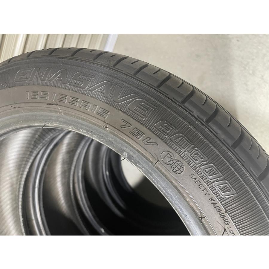 バリ溝 '25年製 DUNLOP ENASAVE EC300 165/55R15 4本セット ダンロップ