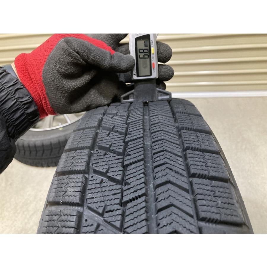 BRIDGESTONE 155/65R14 25年製 夏タイヤ バリ溝 バリ溝 Claire 14インチ 4.5J +45 PCD100 4H BRIDGESTONE BLIZZAK VRX