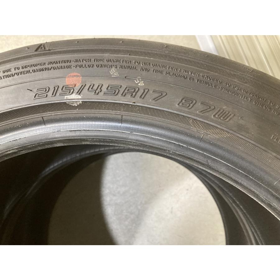 バリ溝 '21年製 DUNLOP DIREZZA Z3 215/45R17 2本セット ダンロップ