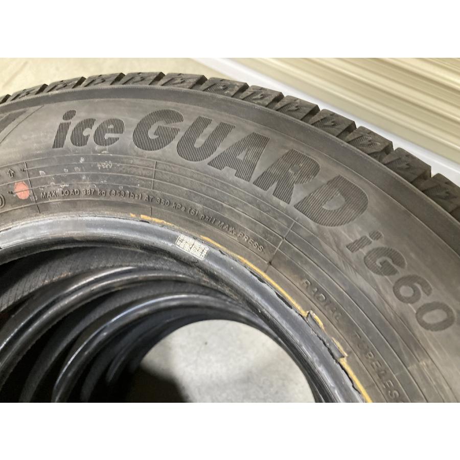 バリ溝 '22年製 YOKOHAMA iceGUARD iG60 145/80R13 4本セット ヨコハマ