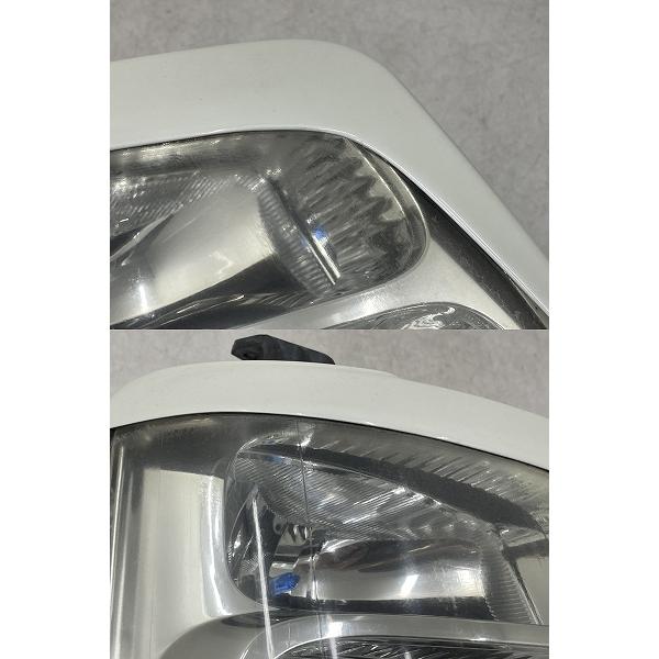 割れ無 点灯OK 後期 DA64W エブリィワゴン 純正 HID ヘッドライト 左右