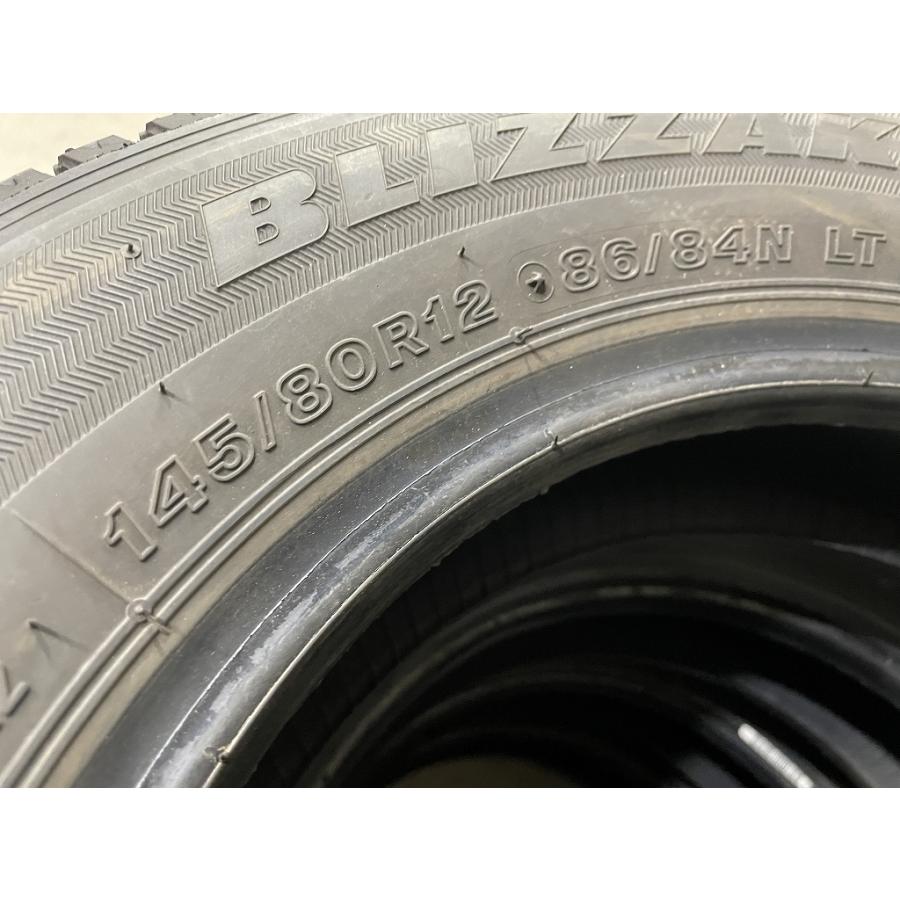 バリ溝 '24年製 BRIDGESTONE BLIZZAK VL10A 145/80R12 86/64N LT ブリヂストン ブリザック (D5148)の画像