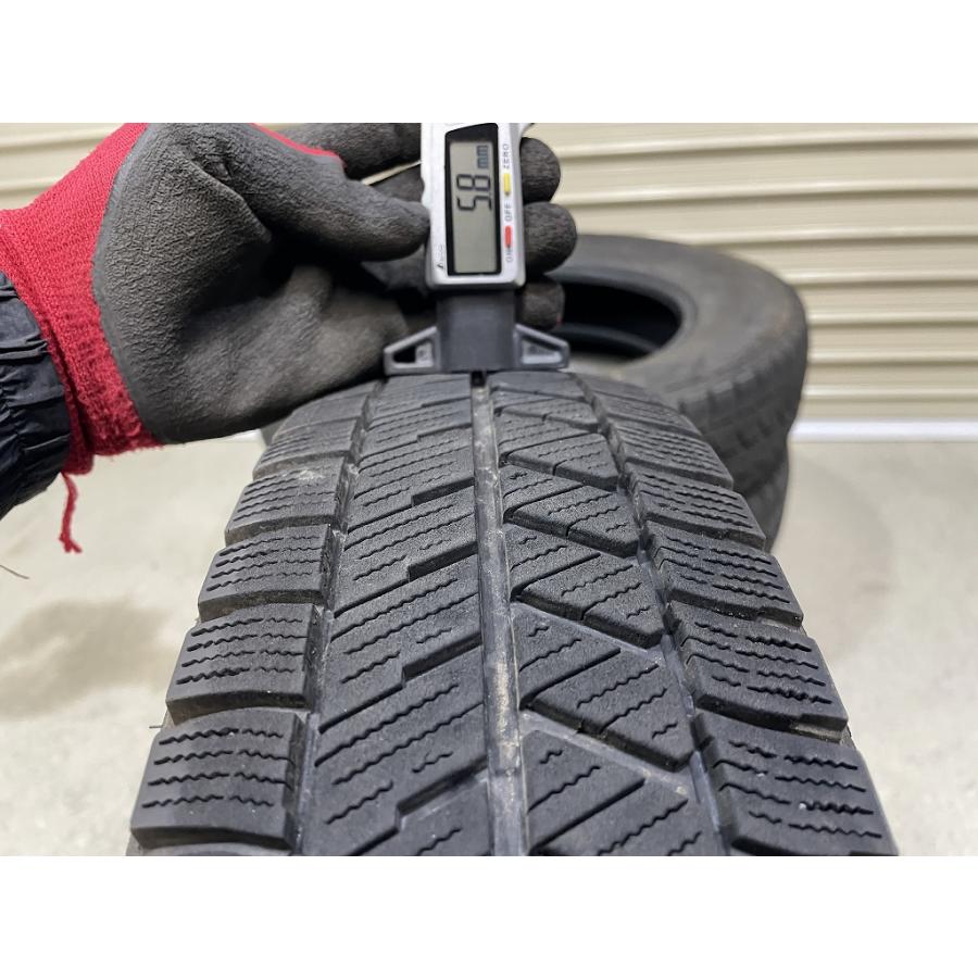 バリ溝 '21年製 BRIDGESTONE BLIZZAK VRX3 145/80R13 4本セット ブリヂストン ブリザック (D5149)の画像