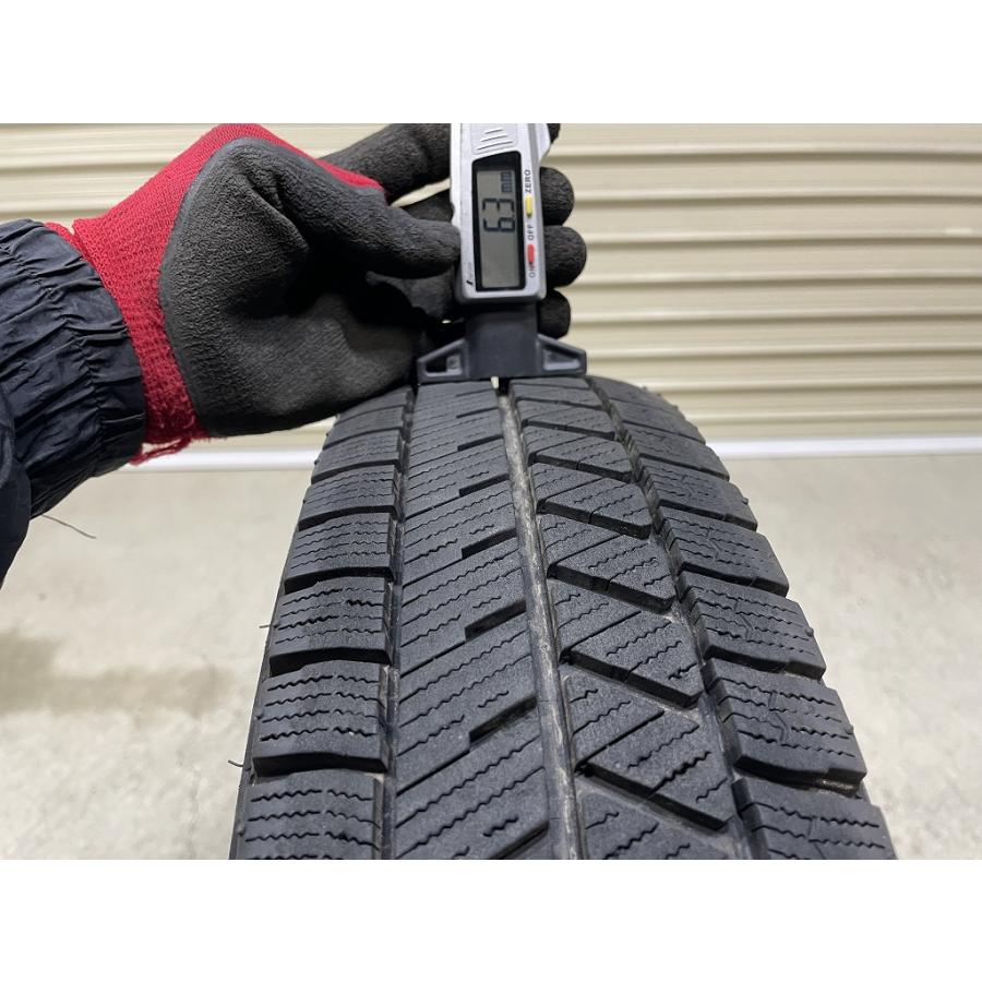 バリ溝 '21年製 BRIDGESTONE BLIZZAK VRX3 145/80R13 4本セット ブリヂストン ブリザック (D5149)の画像