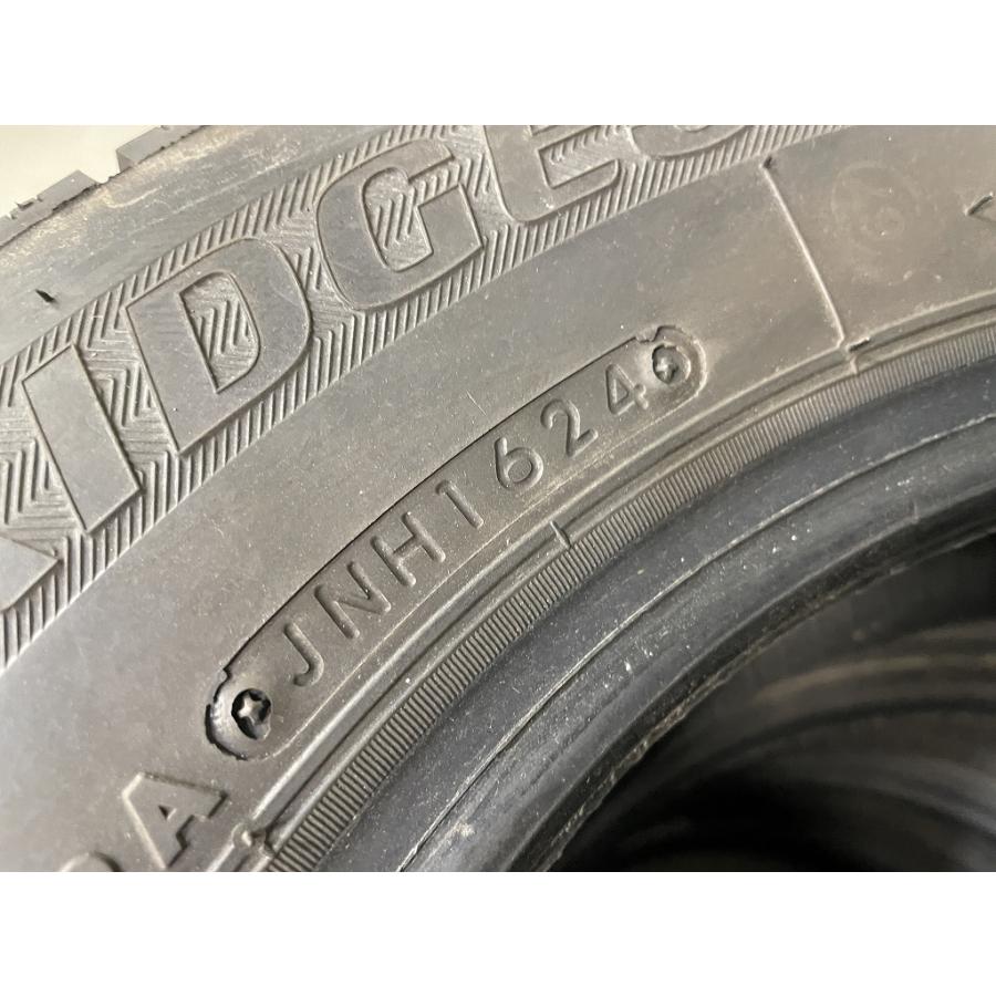 バリ溝 '24年製 BRIDGESTONE W300 145/80R12 80/78N 4本セット ブリヂストン (D5150)の画像