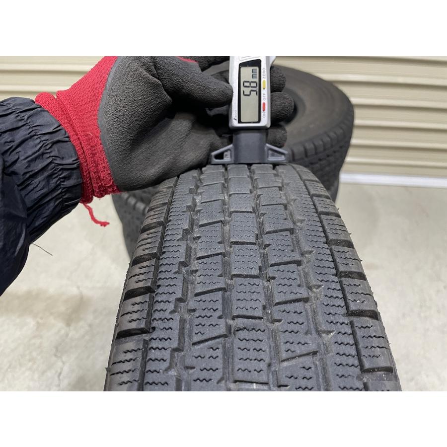 バリ溝 '24年製 BRIDGESTONE W300 145/80R12 80/78N 4本セット ブリヂストン (D5150)の画像