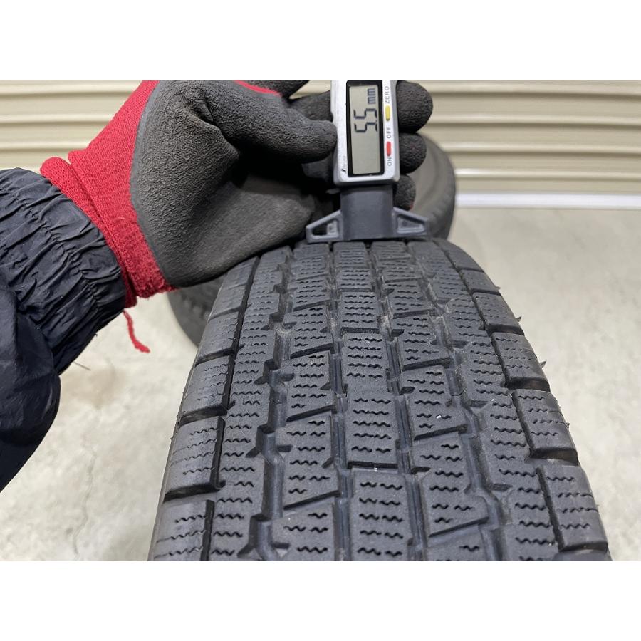 バリ溝 '24年製 BRIDGESTONE W300 145/80R12 80/78N 4本セット ブリヂストン (D5150)の画像