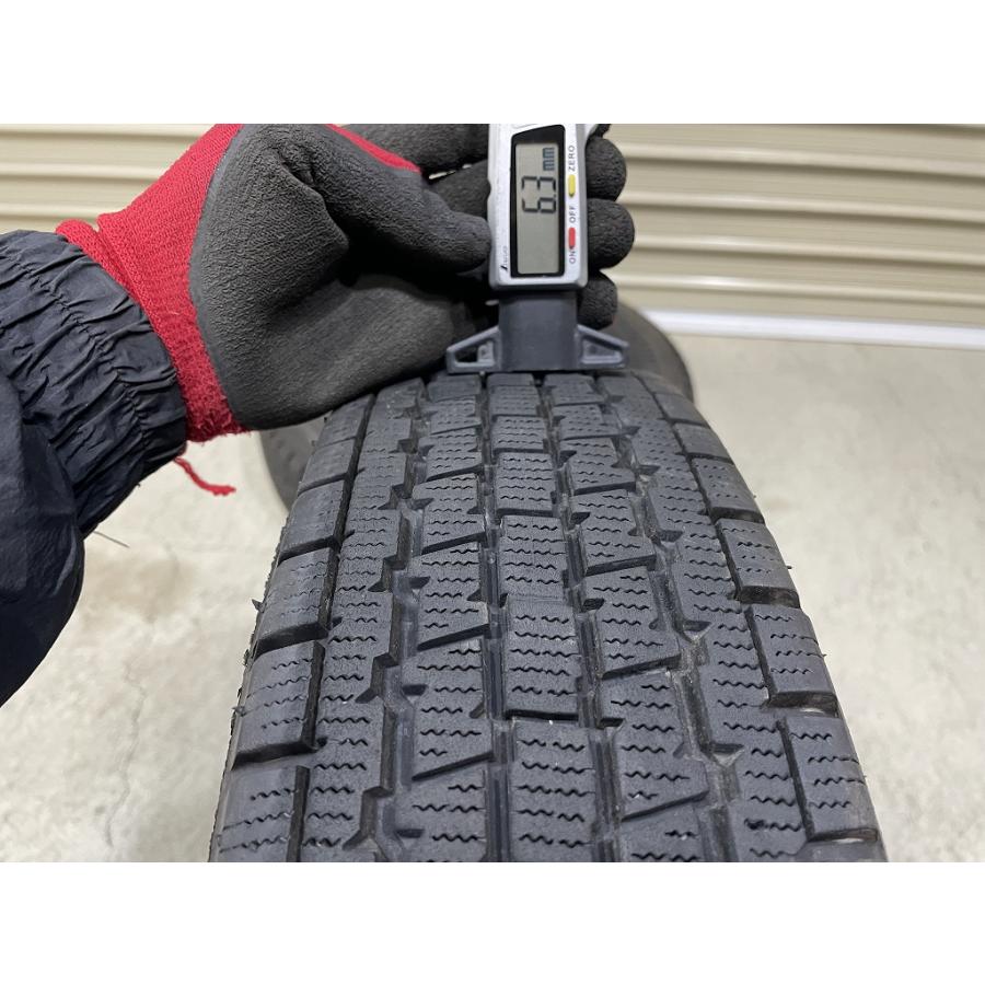 バリ溝 '24年製 BRIDGESTONE W300 145/80R12 80/78N 4本セット ブリヂストン (D5150)の画像