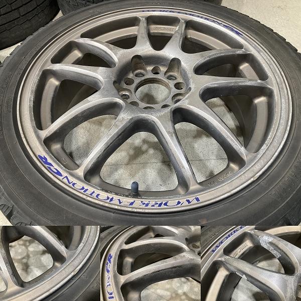 WORK EMOTION CR Kai 17インチ 7J +42 PCD114.3 5H 215/45R17 4本 