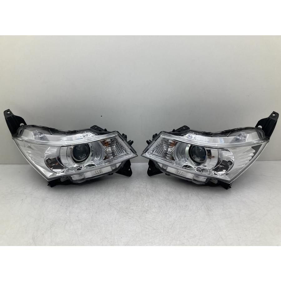 美品 割れ無 点灯OK MK21S パレット SW 純正 HID ヘッドライト 左右 