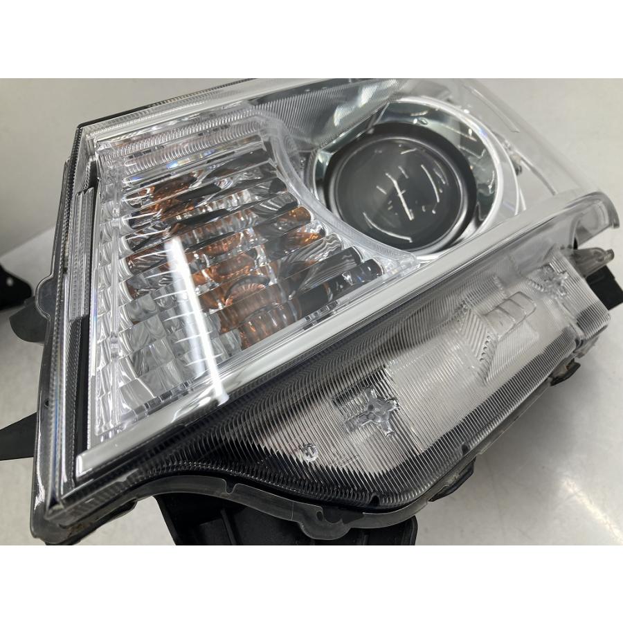割れあり美品 パレット MK21S ルークス ML21Sヘッドライト HID