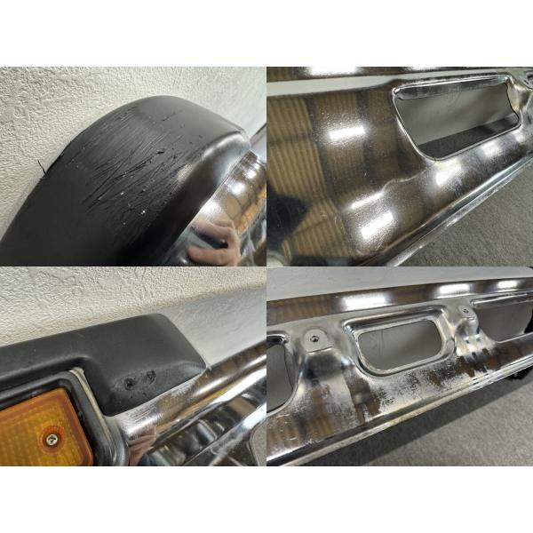 LS136V クラウンバン 純正 フロントバンパー メッキバンパー 130系