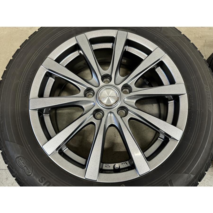 ホイル綺麗 GRASS グラス 16インチ 6.5J +53 PCD114.3 5H 215/60R16 4 