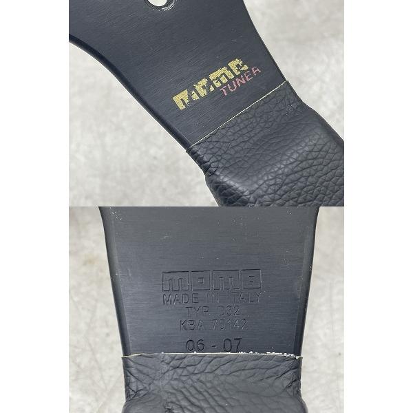 MOMO モモ レザーステアリング ハンドル ホーンボタン TYP D32