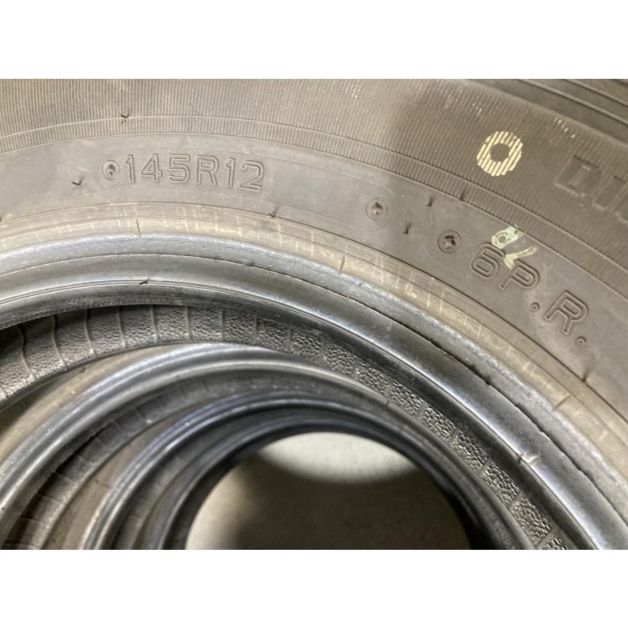 バリ溝 '23年製 DUNLOP ENASAVE VAN01 145R12 6pr 4本セット