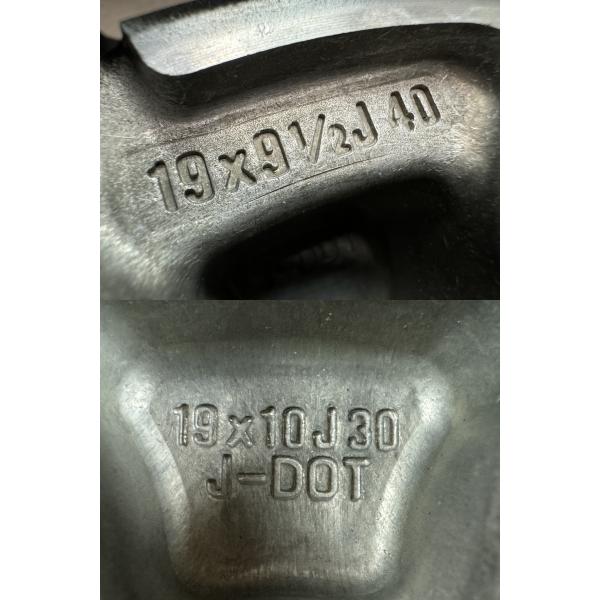 新車外し RZ34 フェアレディZ 純正 鍛造 RAYS 19インチ 9.5J/10J