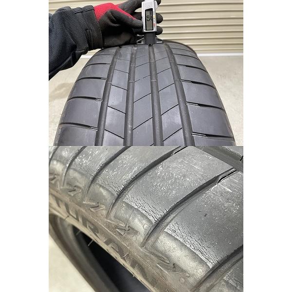 バリ溝 '22年製 BRIDGESTONE TURANZA T005 225/45R17 3本セット