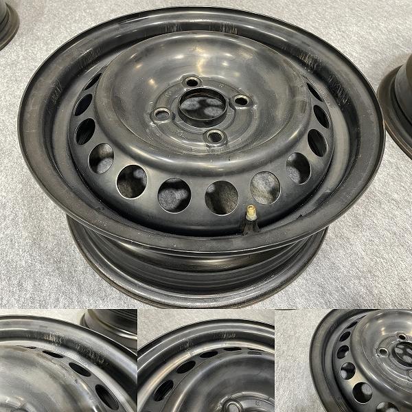ホンダ GK3 フィット 純正 スチールホイール キャップ付き 14インチ