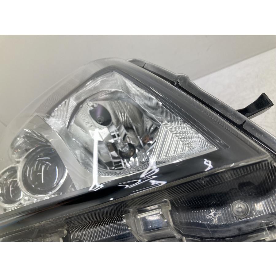 美品 割れ無 点灯OK 後期 LA100S ムーヴ カスタム 純正 LED ヘッド