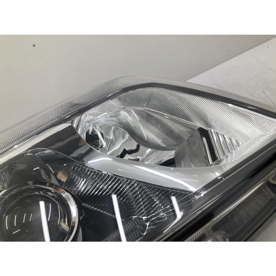 美品 割れ無 点灯OK 後期 LA100S ムーヴ カスタム 純正 LED ヘッド