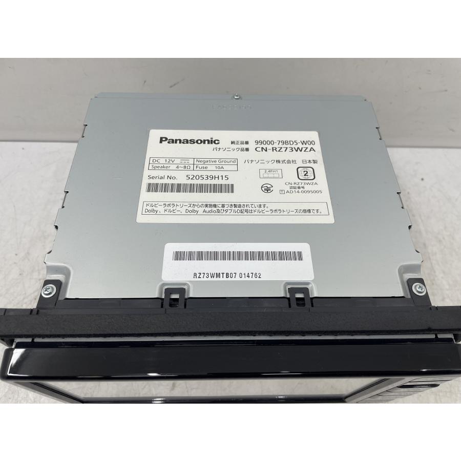割れ無 動作OK スズキ 純正 Panasonic メモリーナビ CN-RZ73WZA 地図