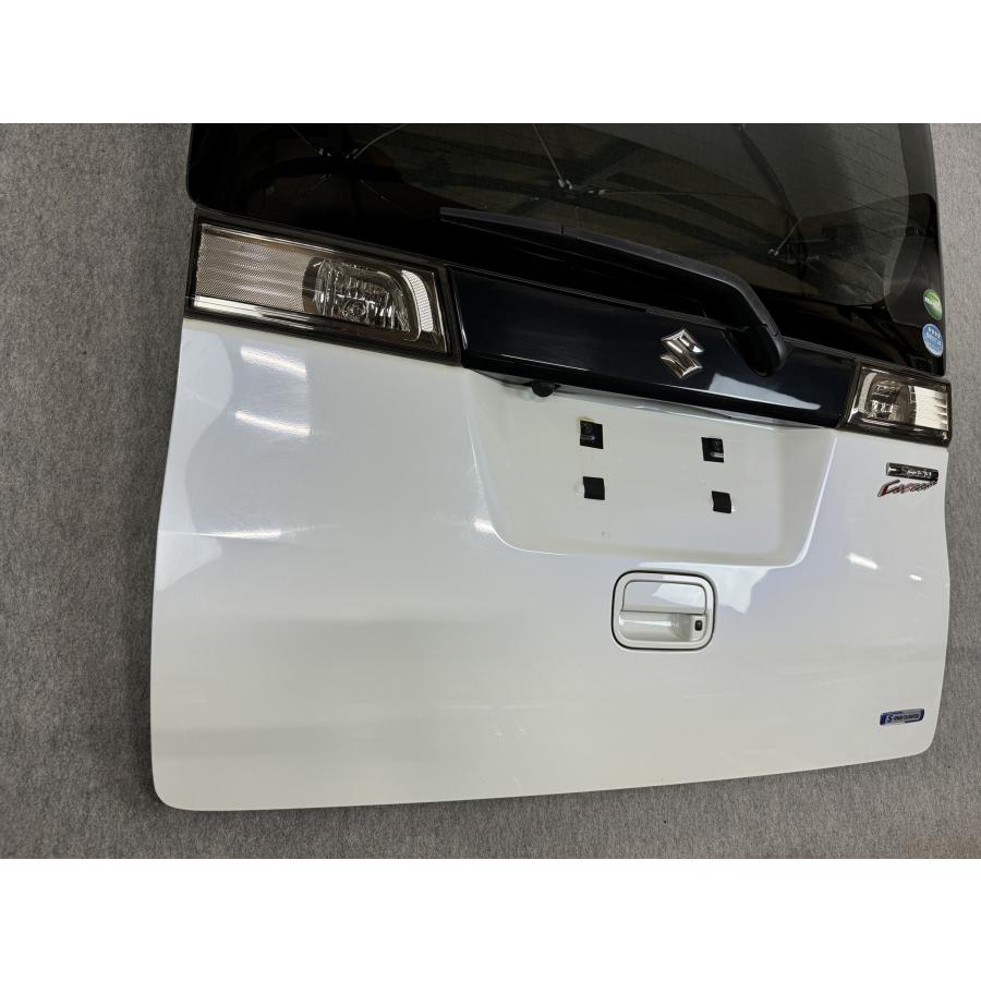 凹み無 H27年 MK42S スペーシア カスタム 純正 バックドア リアゲート