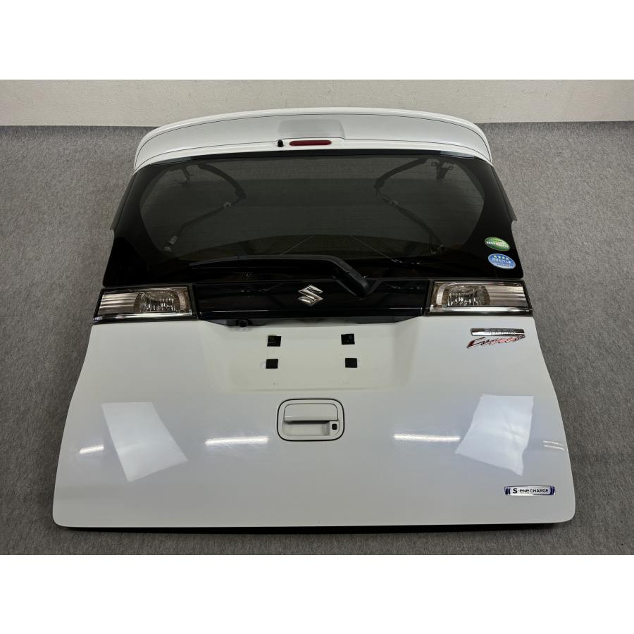 凹み無 H27年 MK42S スペーシア カスタム 純正 バックドア リアゲート