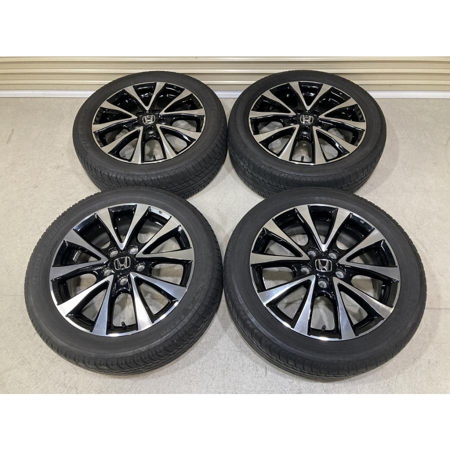 ホンダ 純正 17インチ 6J +50 PCD114.3 5H 205/55R17 4本セット 