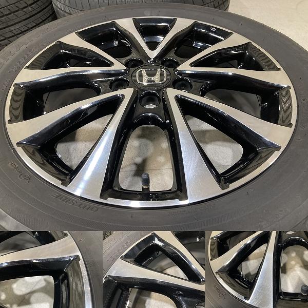 ホンダ 純正 17インチ 6J +50 PCD114.3 5H 205/55R17 4本セット