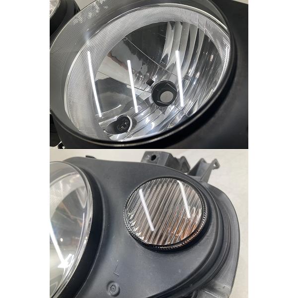 レンズ美品 HE21S アルトラパン SS 純正 ハロゲン ヘッドライト 左右 