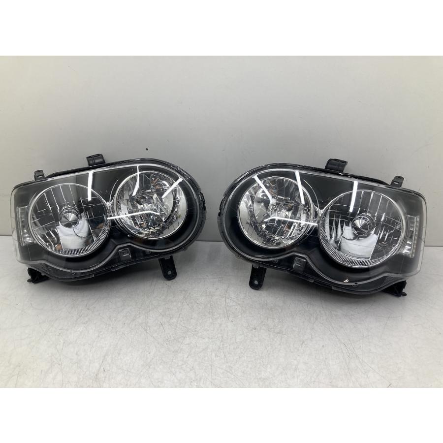 良品 割れ無 L150S 前期 ムーヴ カスタム 純正 HID ヘッドライト 左右 