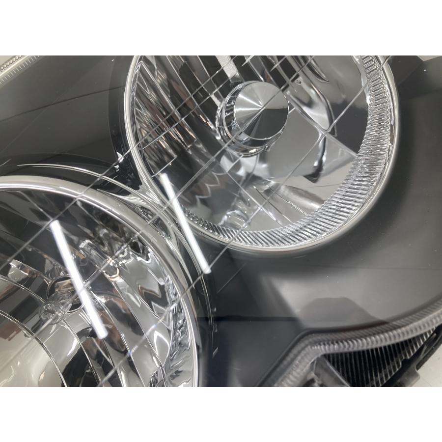 良品 割れ無 L150S 前期 ムーヴ カスタム 純正 HID ヘッドライト 左右 