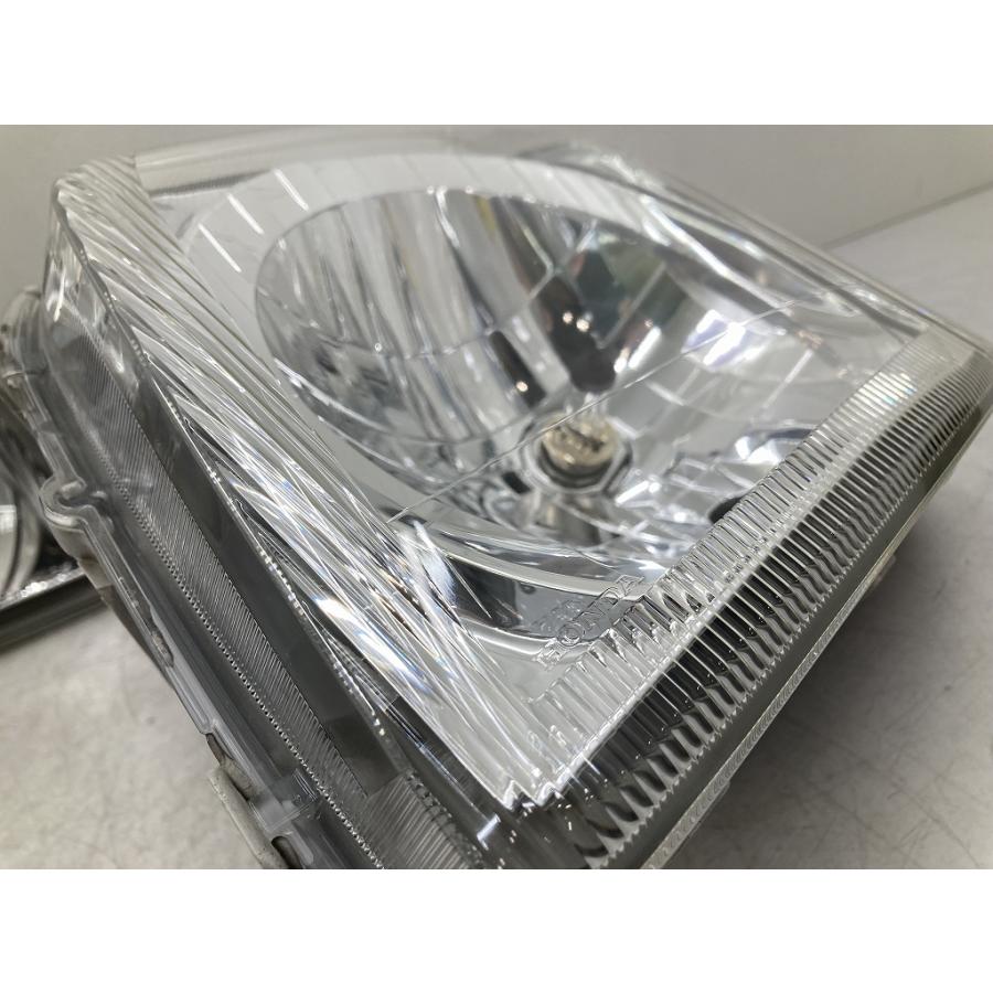 美品 割れ無 HM1 バモス 純正 ハロゲン ヘッドライト 左右セット レベ