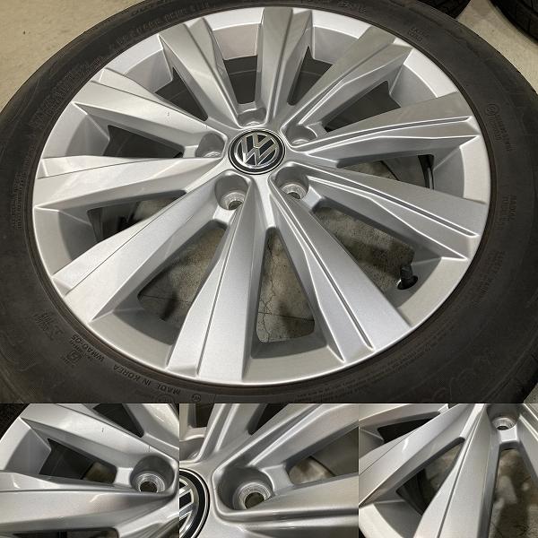 美品 VW フォルクスワーゲン ポロ 純正 16インチ 6.5J +47 PCD100 5H