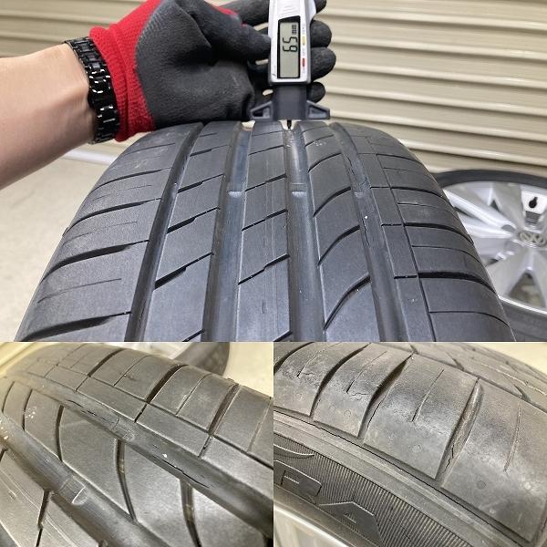 美品 VW フォルクスワーゲン ポロ 純正 16インチ 6.5J +47 PCD100 5H