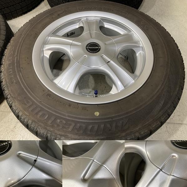 BS VAGGIO 14インチ 6J +38 PCD100 4H BLIZZAK VRX/VRX2 175/70R14 4本 