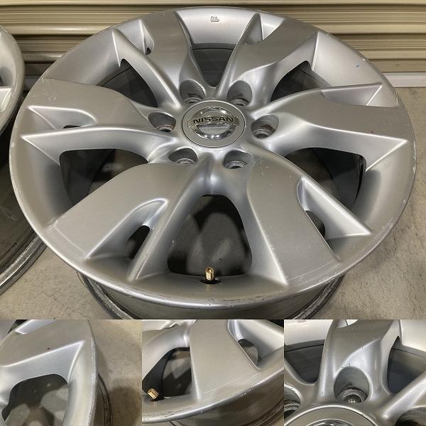 インフィニティ 18インチホイール シルバー新車外し、４本セット インフィニティ 18インチホイール シルバー新車外し、4本セット