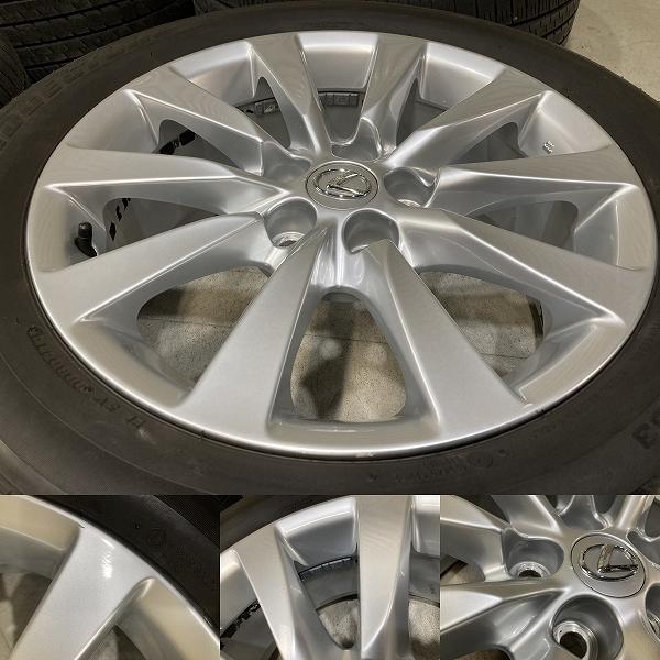 法人LEXUS LS460後期 純正アルミホイールセット 235/50R18
