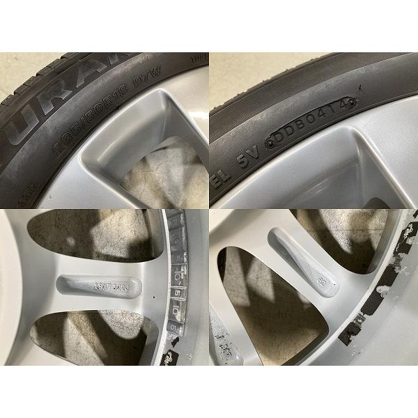 美品 レクサス LS460 純正 18インチ 7.5J +32 PCD120 5H BS TURANZA 