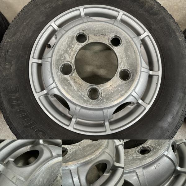 良品 TOPY製 アルミホイール 17.5×6.00 +127 PCD203.2 ハブ径146mm 5H