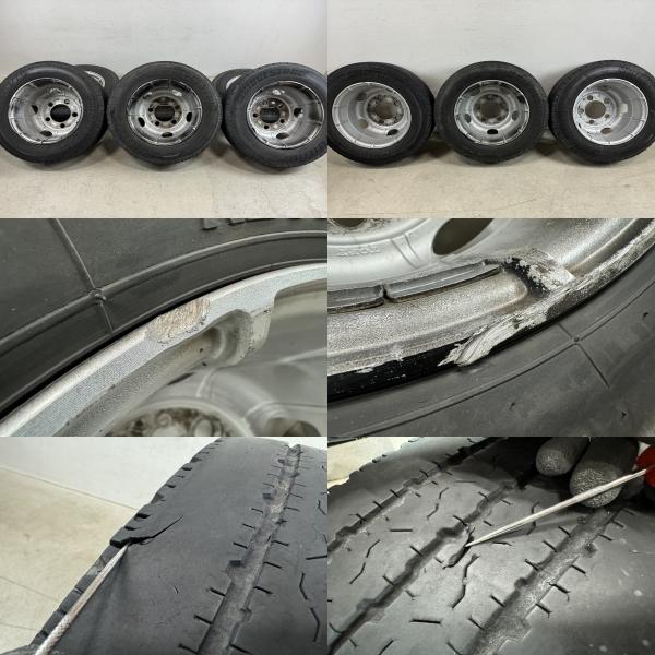 良品 TOPY製 アルミホイール 17.5×6.00 +127 PCD203.2 ハブ径146mm 5H