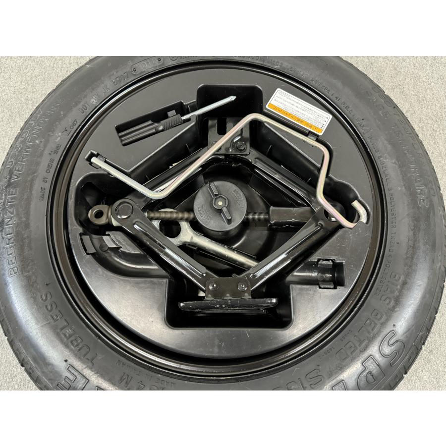 未走行 '10年製 FIAT500 フィアット500 純正 スペアタイヤ 車載工具