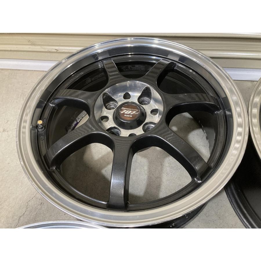 4本で24000円】レイズ デイトナ707 15インチホイール
