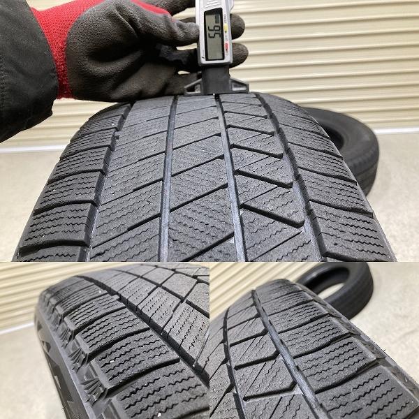 溝あり '21年製 BRIDGESTONE BLIZZAK VRX3 225/60R17 4本セット