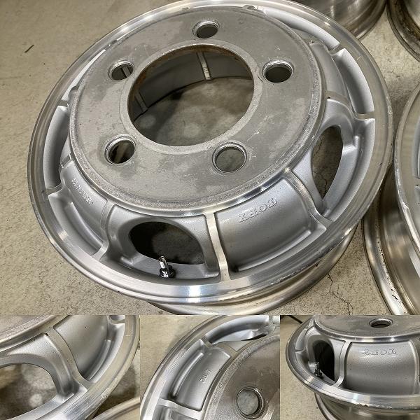 良品 TOPY アルミホイール 16インチ 5.5J +120 PCD203.2 5H 6本セット