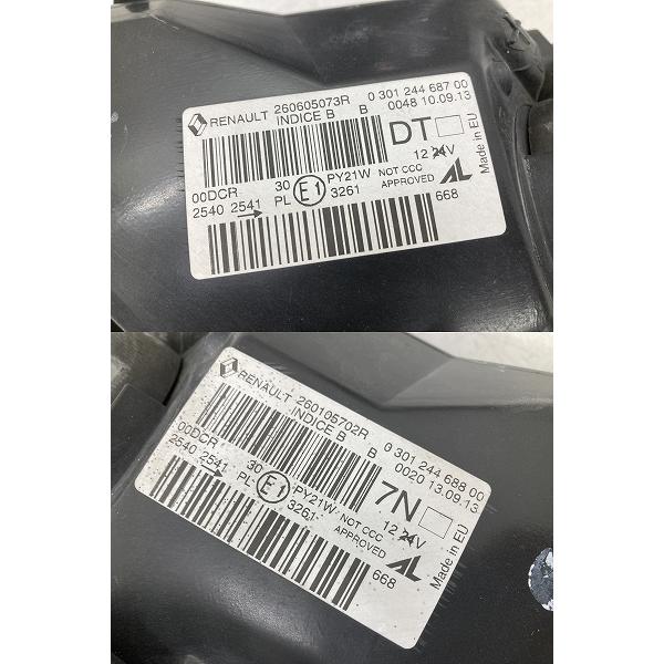 レンズ美品 取付OK ルノー KZF4R メガーヌ GT 純正 HID ヘッドライト