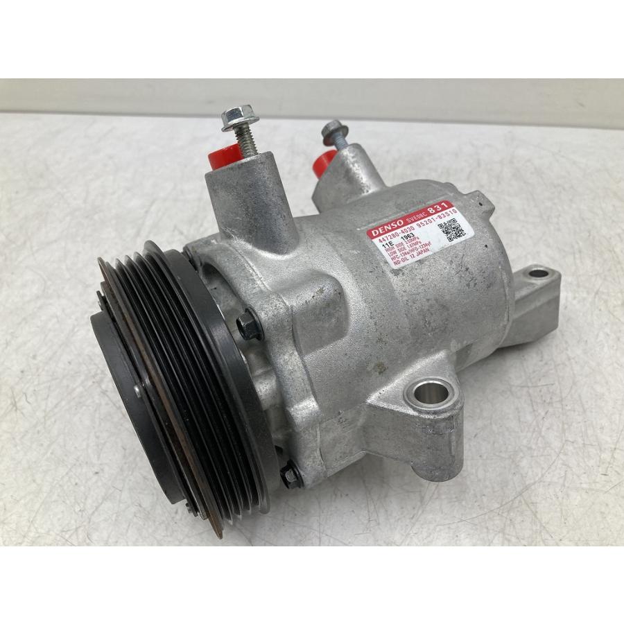 スズキ純正MA37Sソリオエアコンコンプレッサー 動作OK R3年 MA37S ソリオ HV MZ 走行3,983km 純正 エアコン