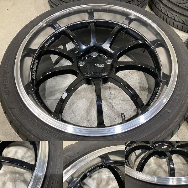 希少 ADVAN Racing RS-D 19インチ 9J +25 PCD114.3 5H 255/35R19 4本
